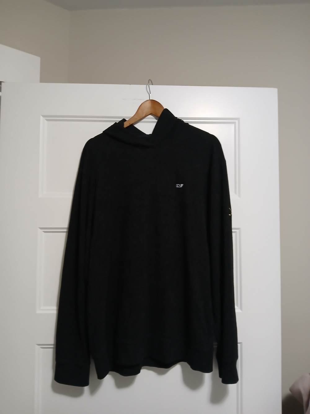 Vineyard Vines Black Hooded Pullover Hoodie XL